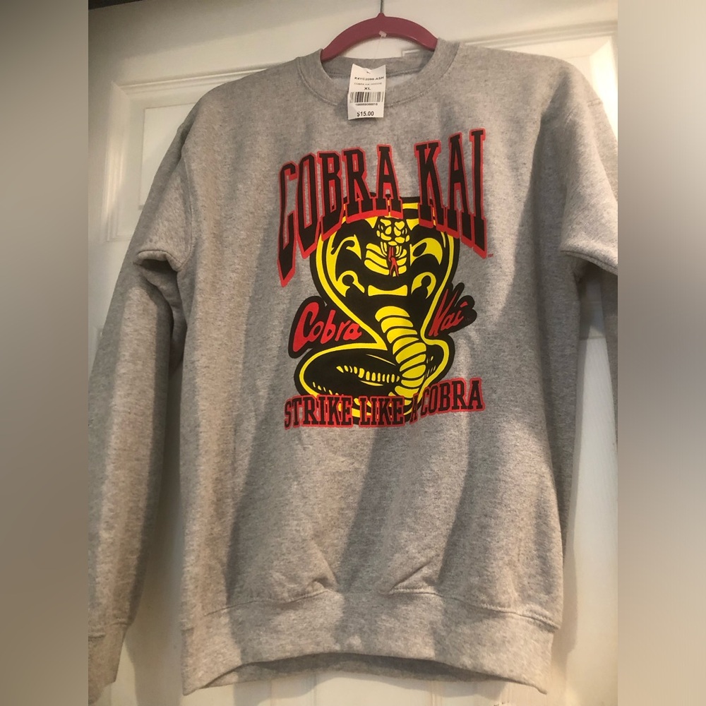 Youth Cobra Kai Gray Sweater